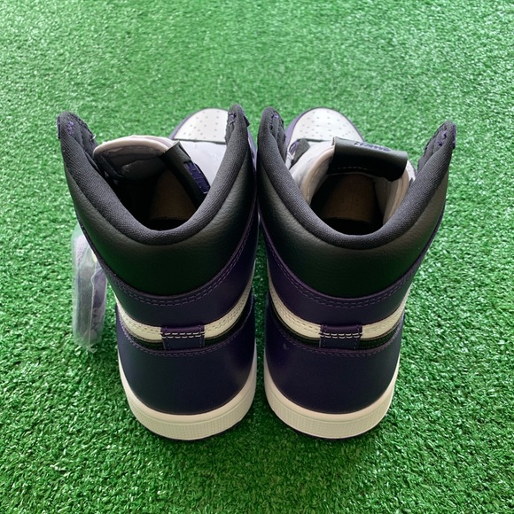 -Edm- 🟣Air Jordan 1 High ‘Court Purple’ (Sz 9.5) - Picture 5 of 10